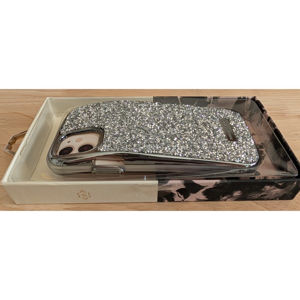 Nanette Lepore iPhone 11 XR Silver Iridescent Phone Case - Picture 2 of 9